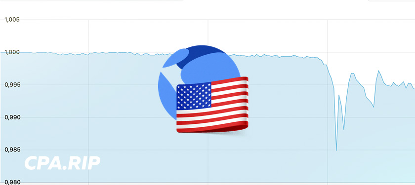 Стейблкоин TerraUSD (UST) кратковременно потерял свою привязку к USD