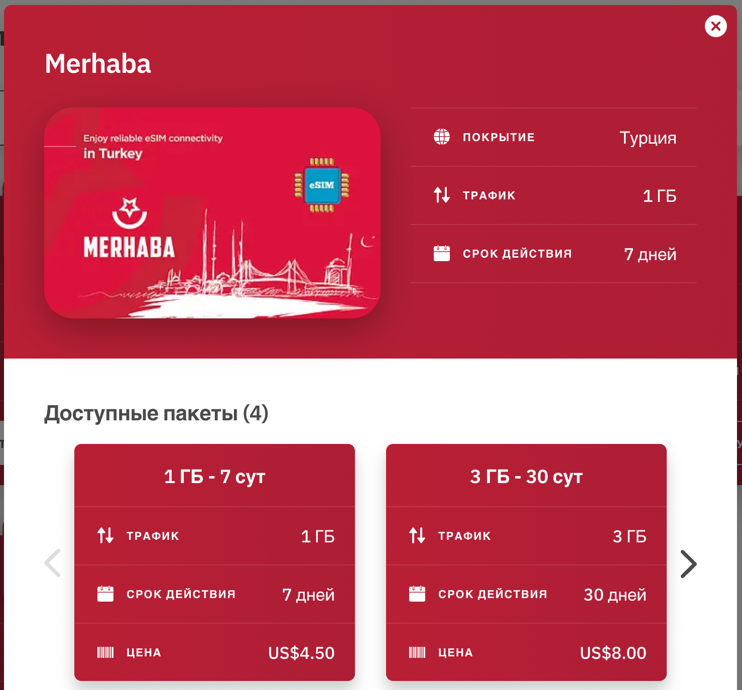 Купить eSIM - 8 приложений (Airalo, Drimsim, Holafly, eSIM.io и др ...