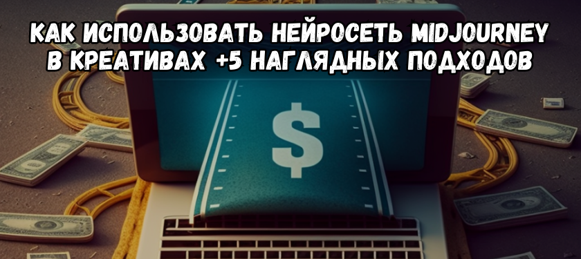 Как использовать Нейросеть Midjourney в креативах +5 наглядных подходов