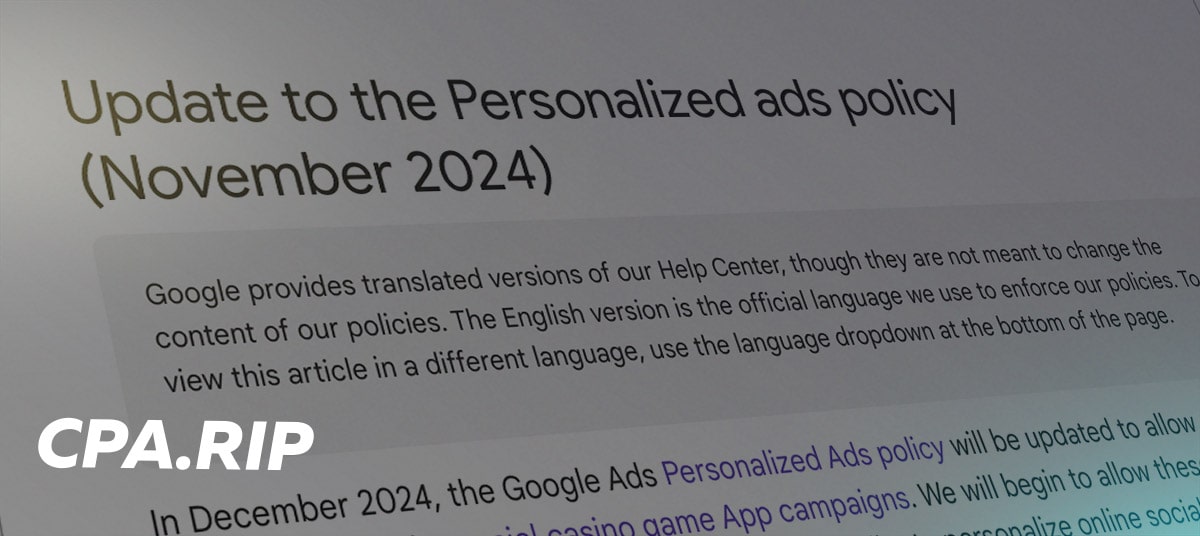 Google Ads will allow personalized ads for social casino apps