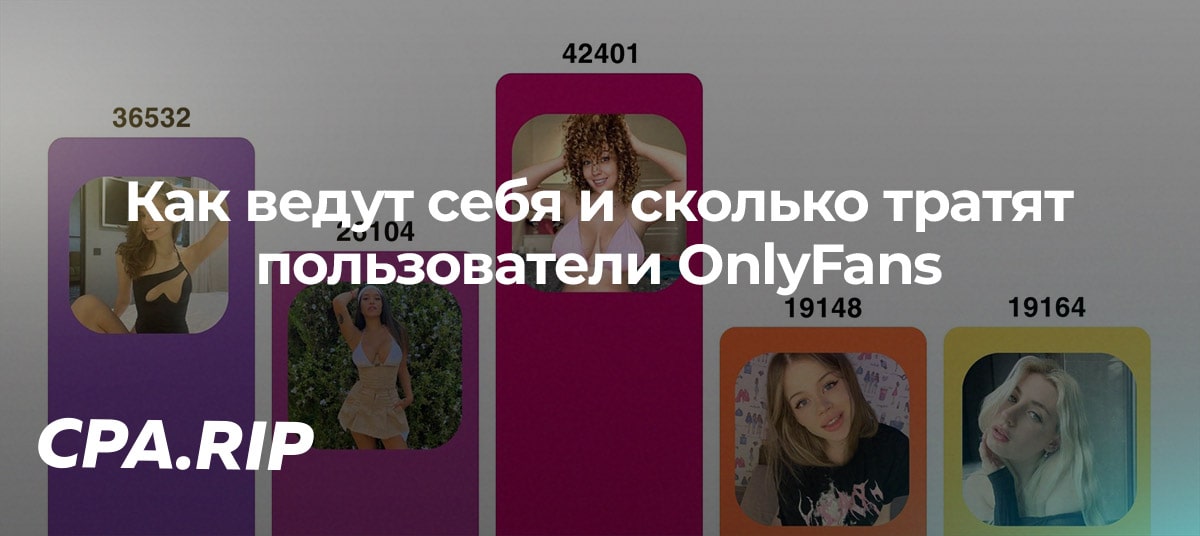 Как ведут себя и сколько тратят пользователи OnlyFans: внутренняя аналитика для маркетологов от OnlyTraffic 