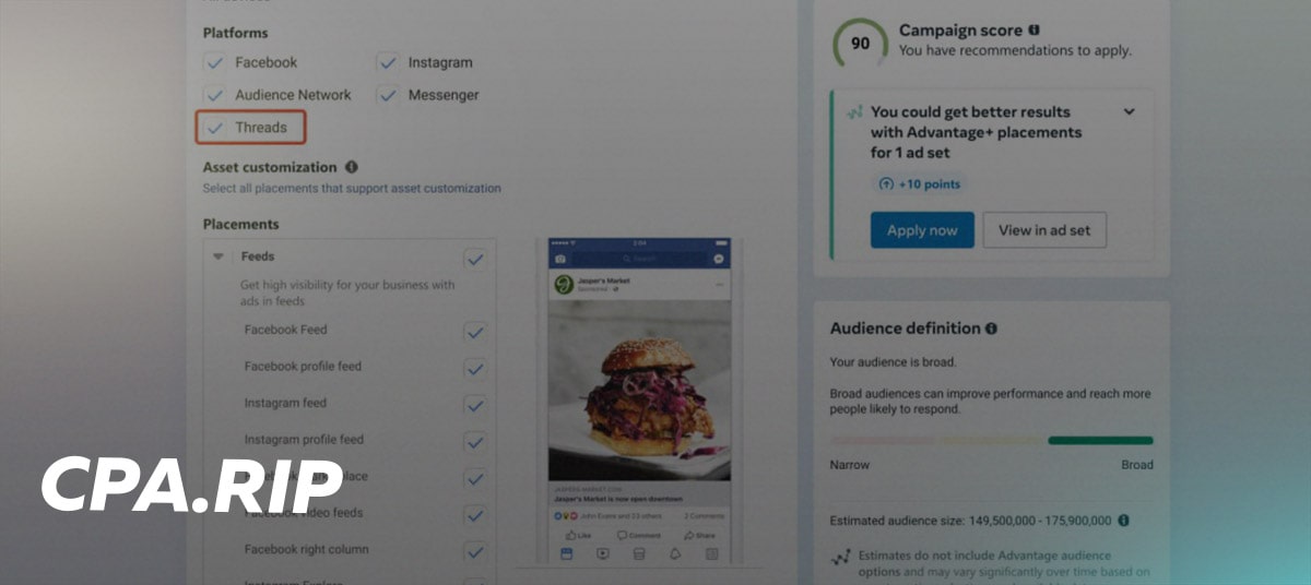 Meta launches ad publishing on Threads for all advertisers