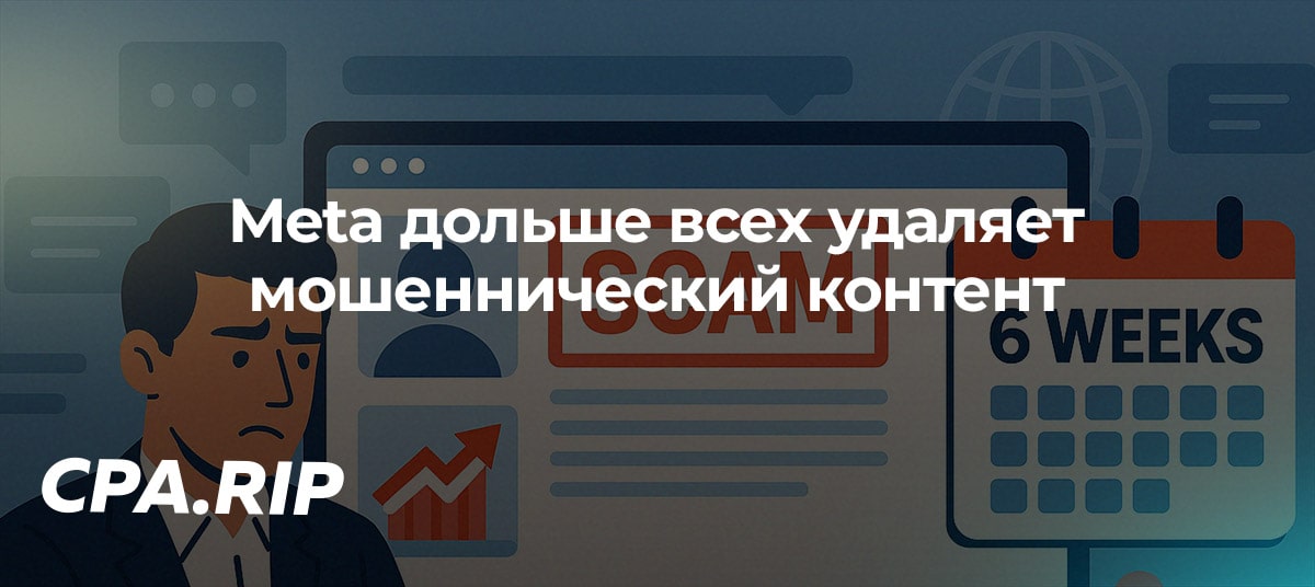 Meta дольше других социальных сетей удаляет контент, связанный с онлайн-мошенничеством