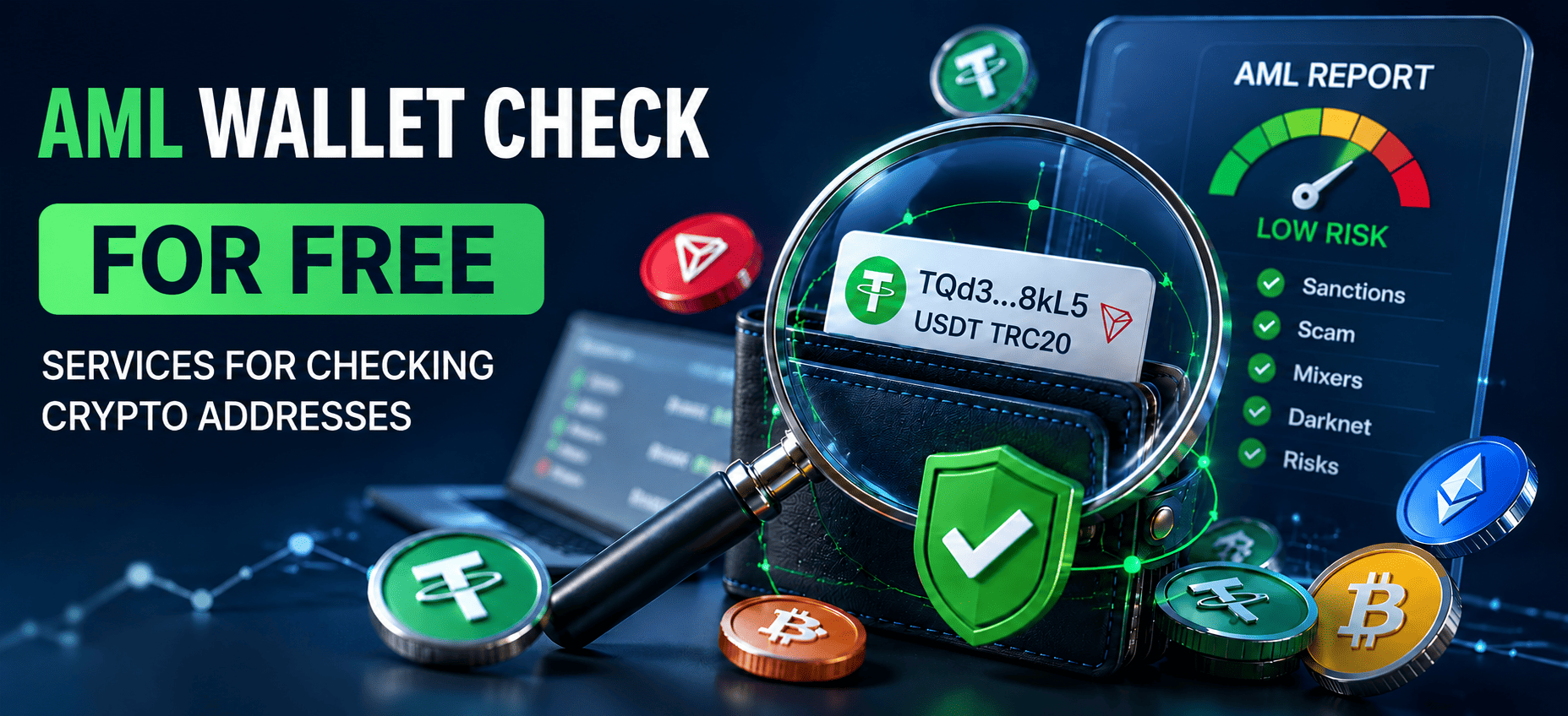 AML Wallet Check for Free: Services for Checking Crypto Addresses
