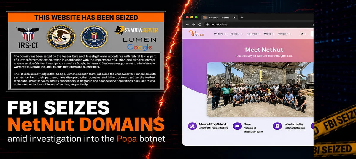 NetNut Domains Seized by FBI Amid Investigation