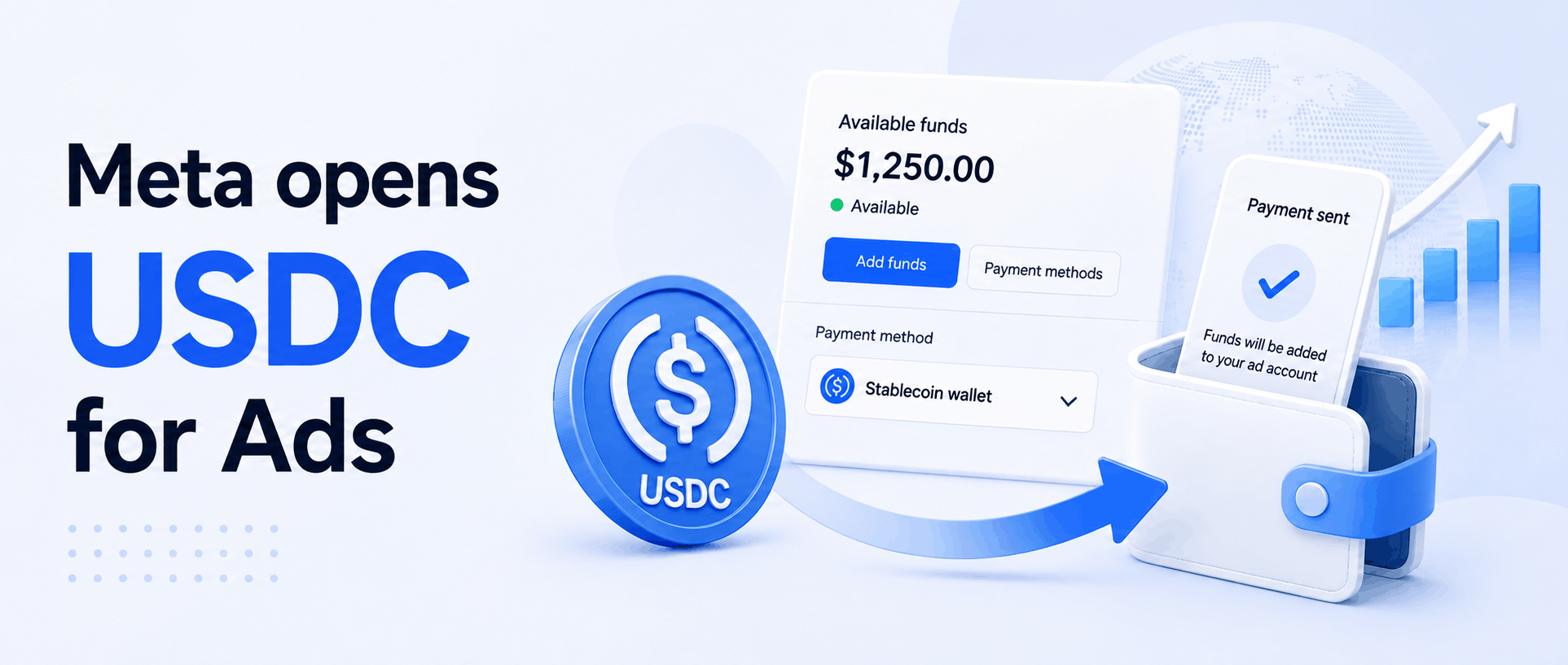 Meta Grants Some Advertisers Access to Fund Ad Accounts via USDC