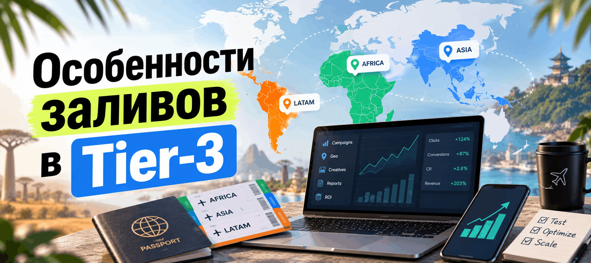Особенности заливов в Tier-3: подходы, креативы и офферы для Африки, Азии и Латинской Америки