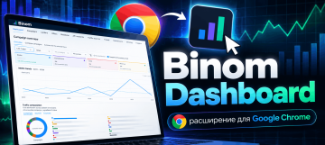 Dashboard для трекера Binom v2 — расширение для Google Chrome